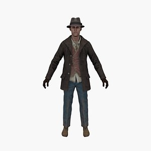Detective Charles 3D model