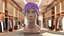 Fashion Turban on Mannequin Head