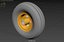 STANDARD WHEEL TIRE RIM AXLE HUB CART TROLLEY BARROW BEARING KIT