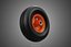 STANDARD WHEEL TIRE RIM AXLE HUB CART TROLLEY BARROW BEARING KIT