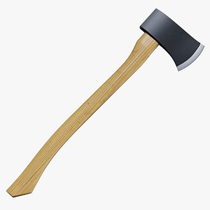 3D wooden axe