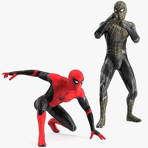 Spiderman Rigged Collection for Cinema 4D