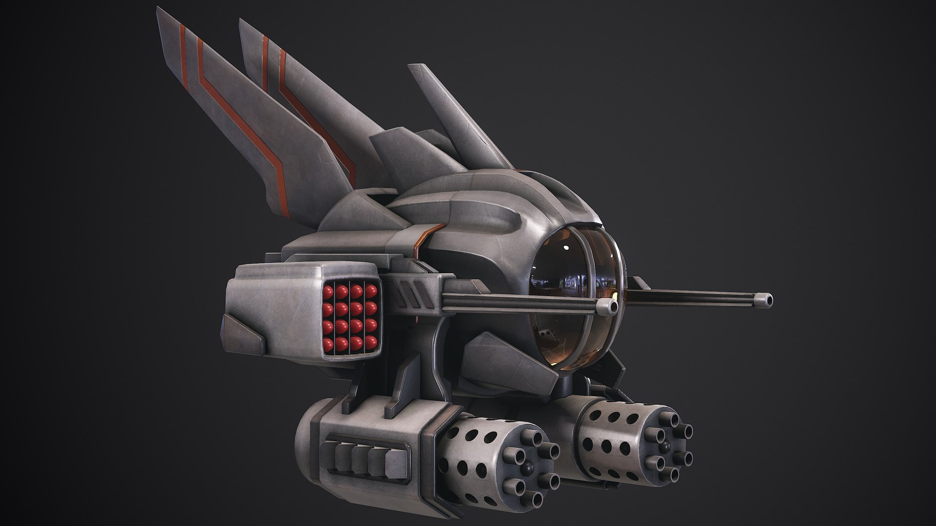 drone sci-fi fighter 3D model https://p.turbosquid.com/ts-thumb/Q3/mDbnF9/8G/r_viewport_027/png/1612048752/1920x1080/fit_q87/3832656ace44da2ea0d22a129e84a31b7182a3fc/r_viewport_027.jpg
