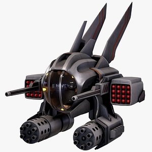 Sci-Fi Drone 3 - Heavy Fighter