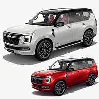 Nissan Patrol and Armada 2025 with interior