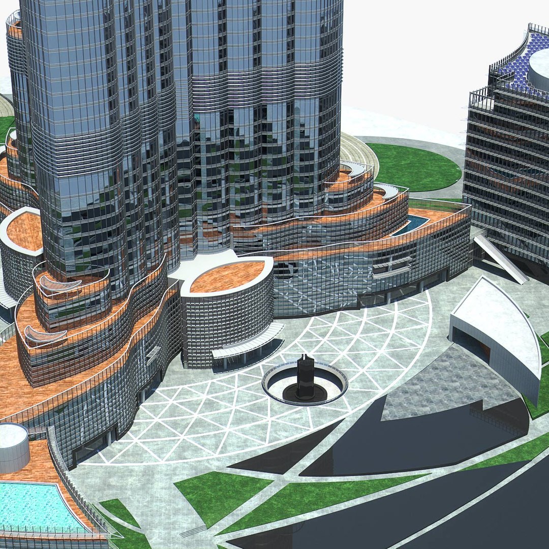 BURJ KHALIFA モデル The Burj Khalifa is the world's tallest structure, With a