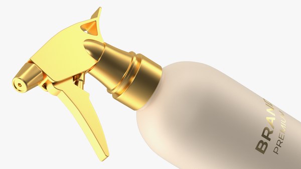 3D gold trigger sprayer bottle - TurboSquid 1477080