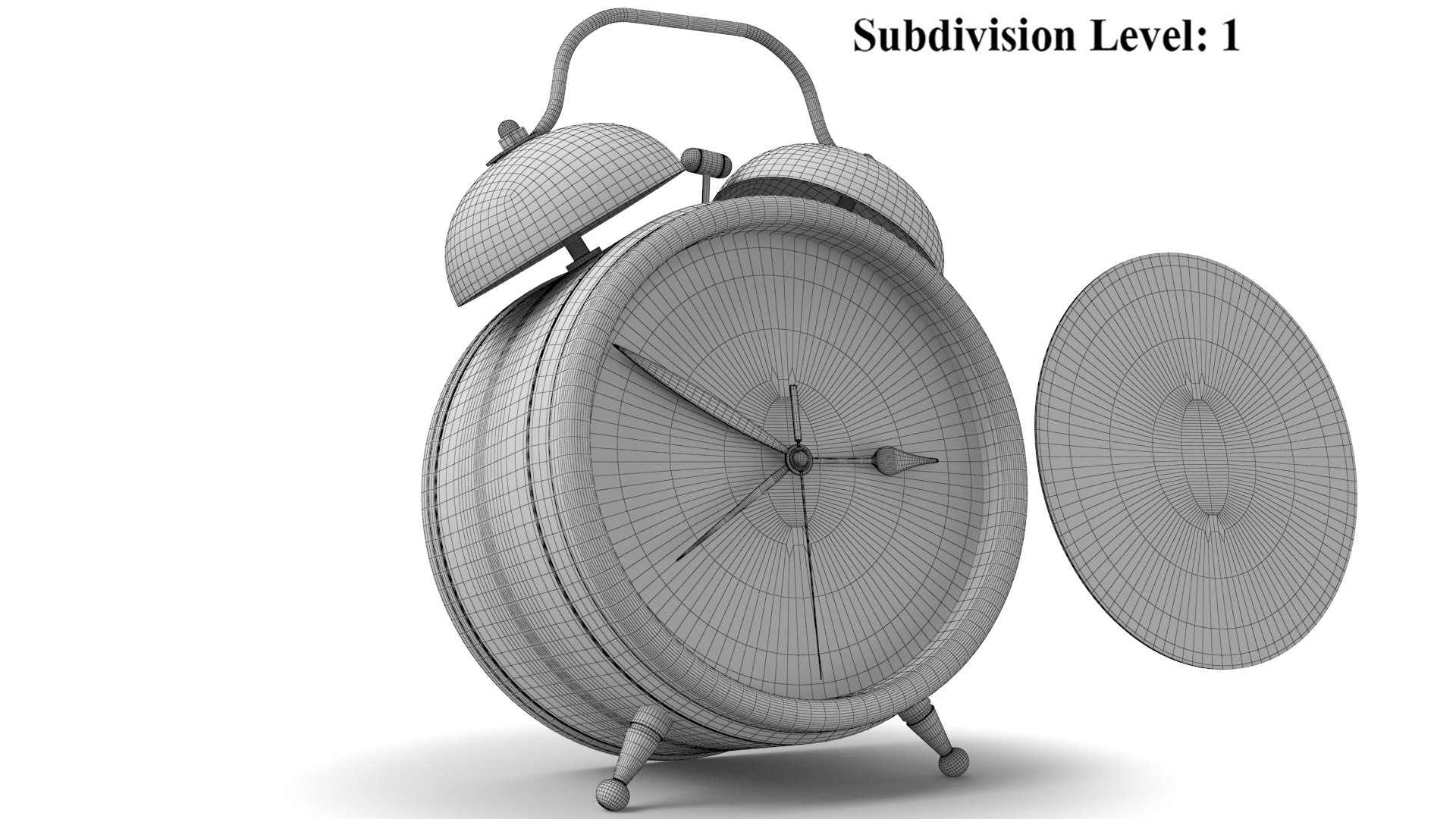 Real Alarm Clock 3D TurboSquid 1588265