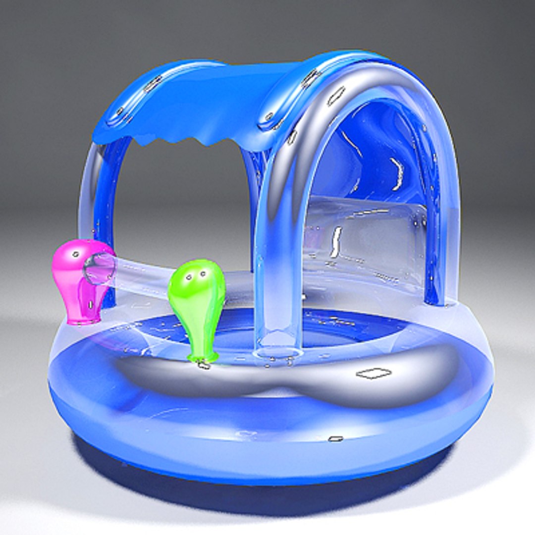 3ds inflatable baby ring