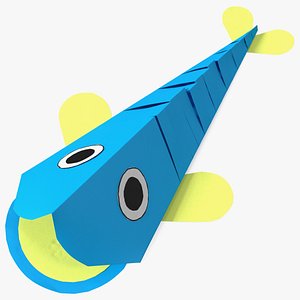 3D Craft Paper Toy Fish