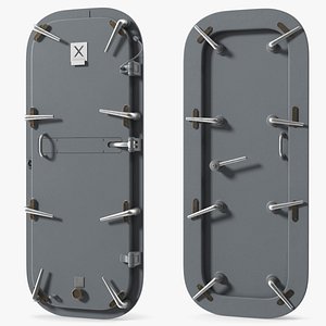 3D model Watertight Ship Door Handle Lock