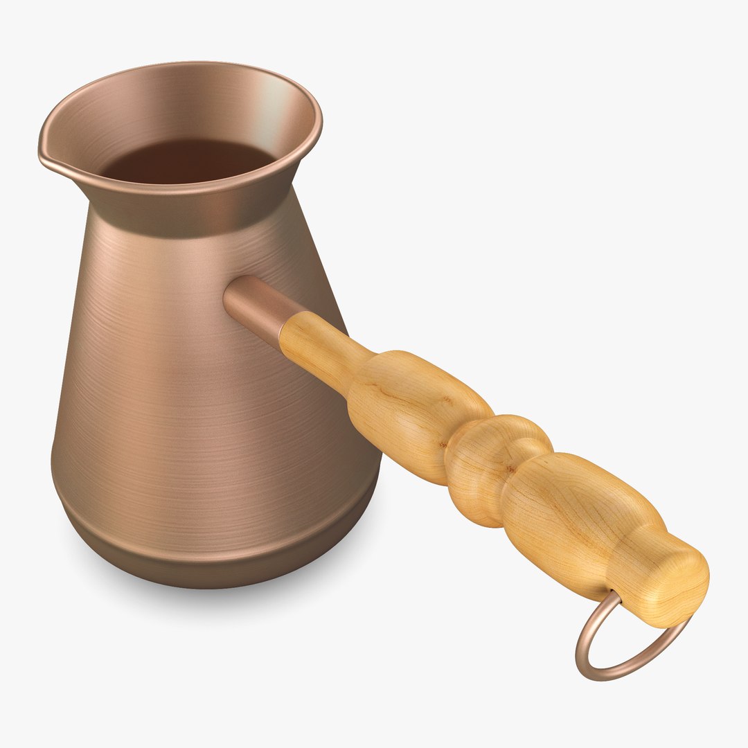 Turkish Coffee Pot M 1 3D Model TurboSquid 2106356