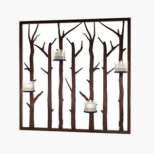 wall candle light model