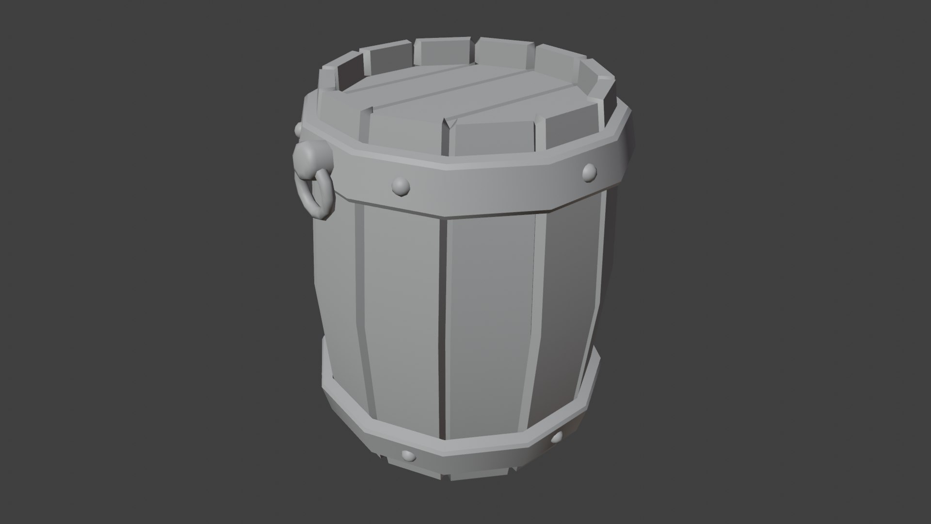 3D Model Low-poly Barrel Game Ready - TurboSquid 1824026