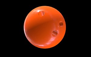 Bowling ball 3D model