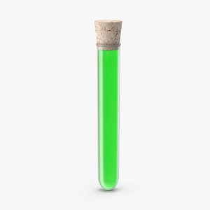 Large Test Tube Full Green Cork Stopper