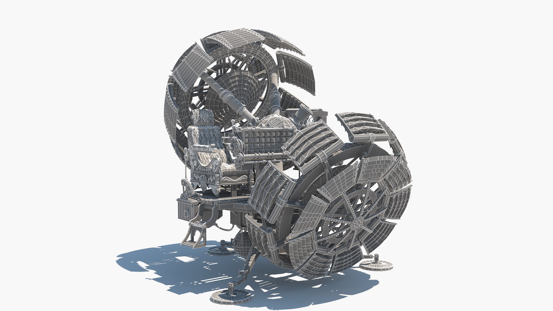 3D Model THE TIME MACHINE 2002 - TurboSquid 1806963