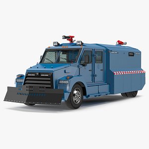 Armored Riot Control Vehicle Blue
