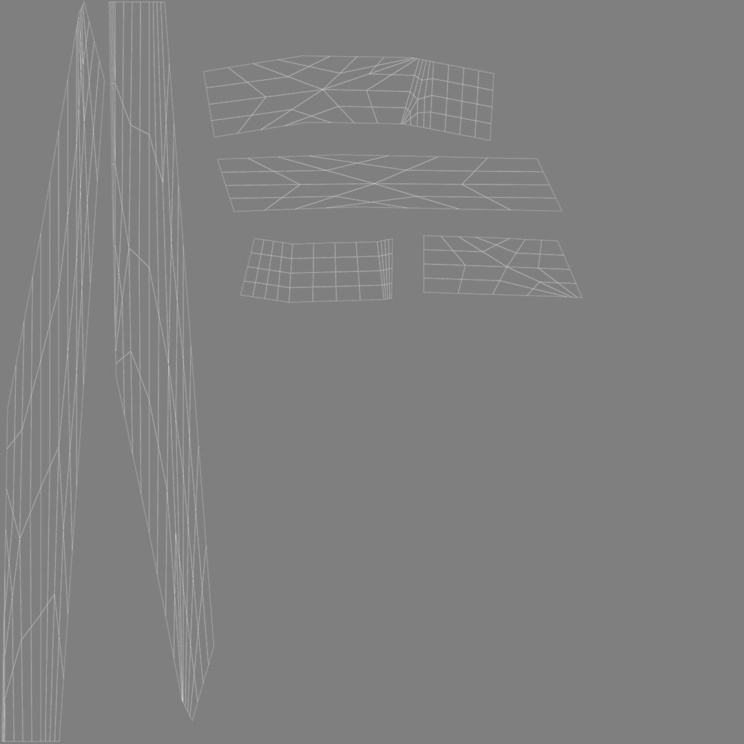 Broken Glass Pieces 3D Model - TurboSquid 1400378