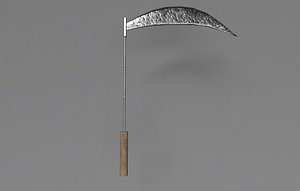 3D halfscythe vr ar model