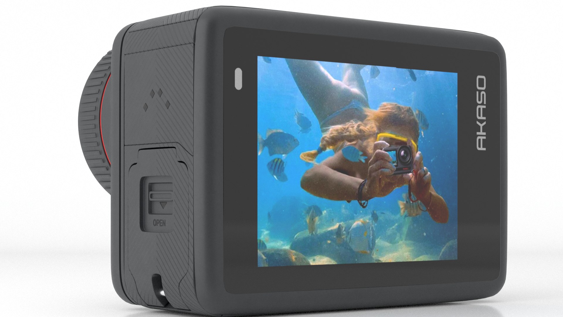 3D Model Action Camera Akaso Brave 8 Black TurboSquid 2134674