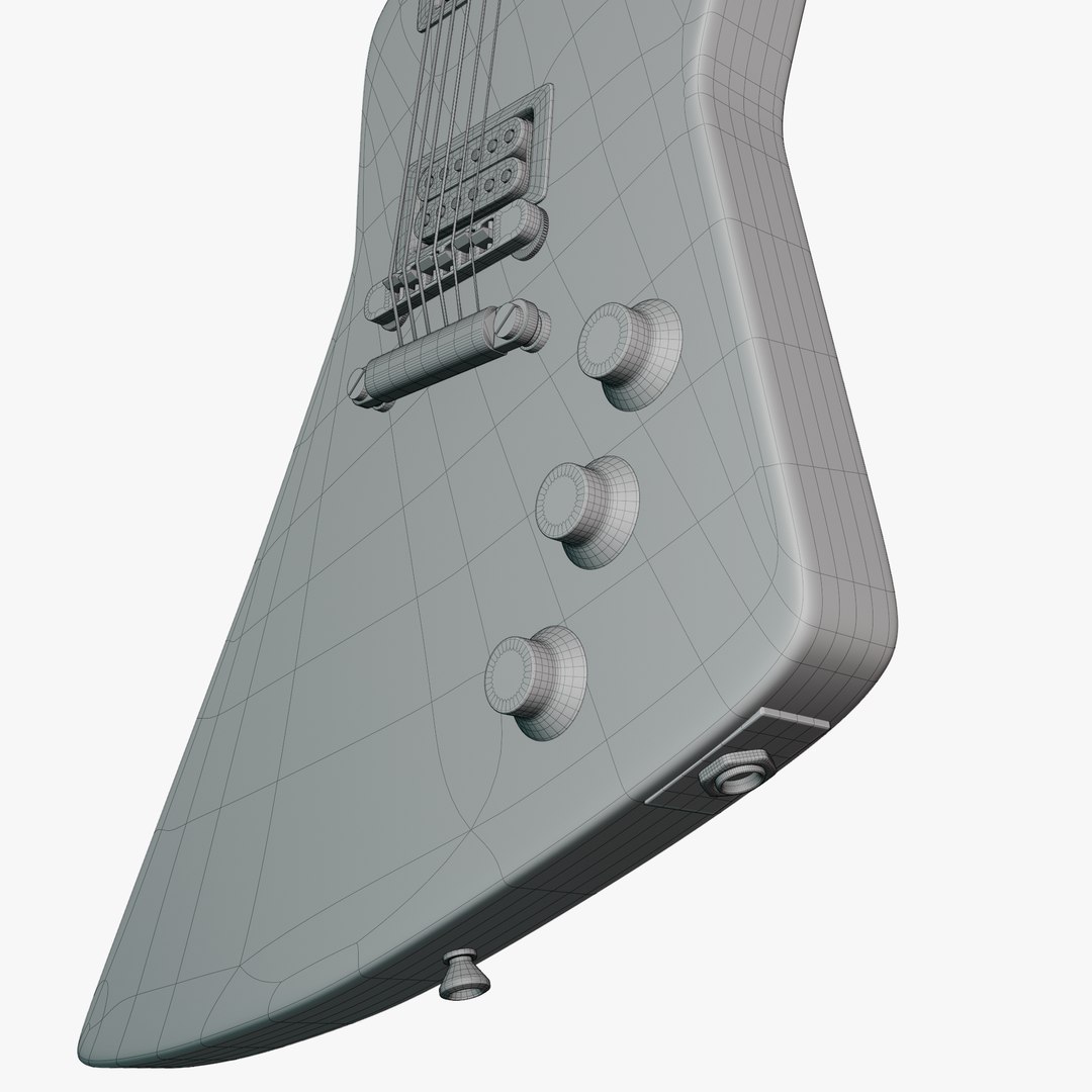 3D Gibson Explorer Electric Guitar model https://p.turbosquid.com/ts-thumb/Q4/ZmwBhe/6X/wirerendergew06/png/1745862408/1920x1080/fit_q87/e7f2541213d210fcb4eda197840e6717971183de/wirerendergew06.jpg