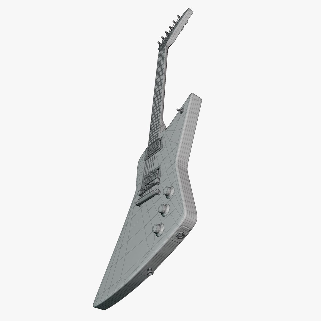 3D Gibson Explorer Electric Guitar model https://p.turbosquid.com/ts-thumb/Q4/ZmwBhe/TL/wirerendergew04/png/1745862400/1920x1080/fit_q87/e207a31f519e5a5caecf8c7326c11acb0639ff5f/wirerendergew04.jpg