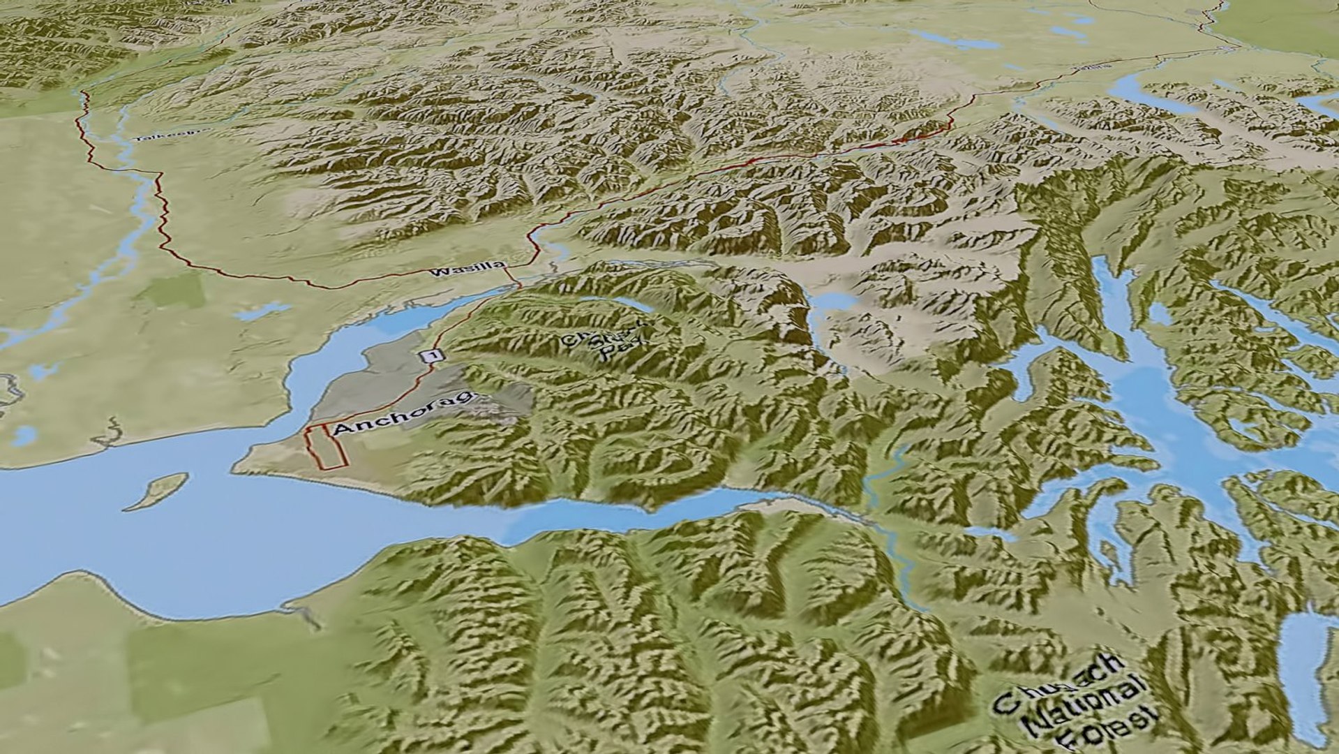 State Of Alaska Model - TurboSquid 1943966
