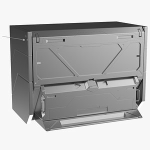 3D model SciFi Wall