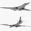 Bombardeiro estratégico russo Tupolev Tu-160