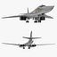 Bombardeiro estratégico russo Tupolev Tu-160
