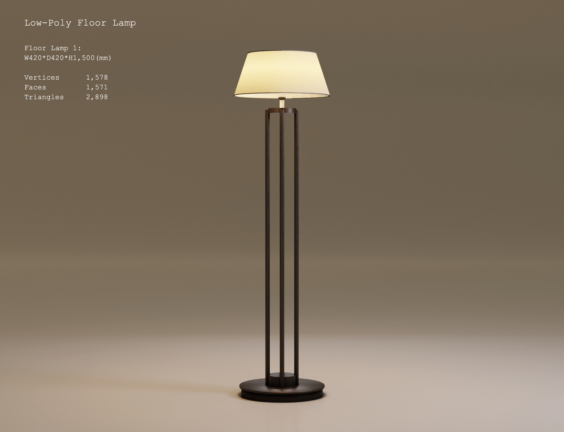 Madsbrook Poly Floor Lamp (1/CN)