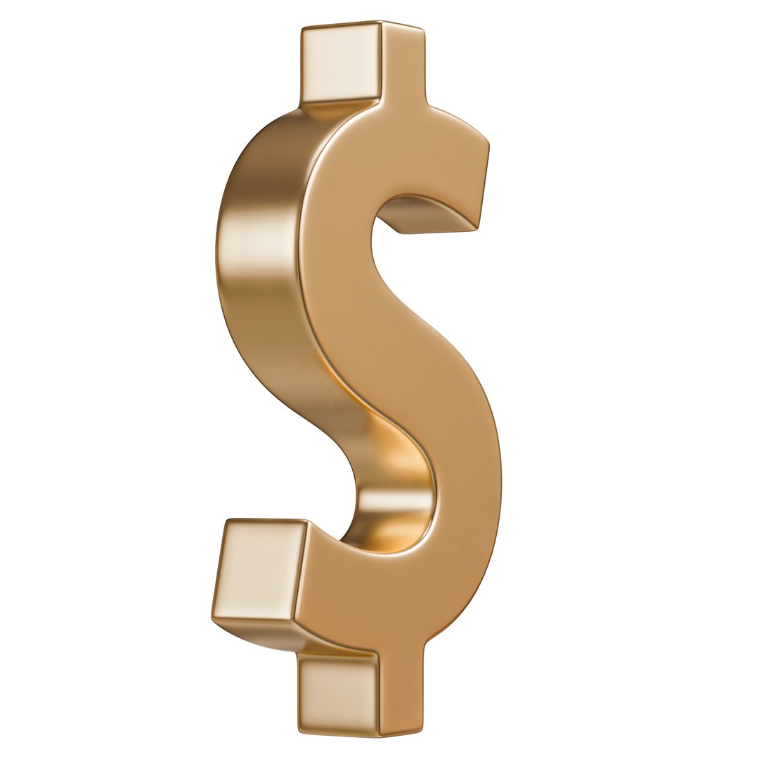 Dollar symbol 3D model https://p.turbosquid.com/ts-thumb/Q4/fkuMGE/Jk/untitled1/jpg/1663988845/1920x1080/fit_q87/0648886a1c1e83b01494dddbfd3d0758ea5e5294/untitled1.jpg