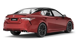 3D Toyota Camry XSE 2021