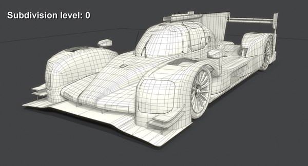 Dallara P217 Wec Lmp2 Season 2020 3d Model Turbosquid 1750761