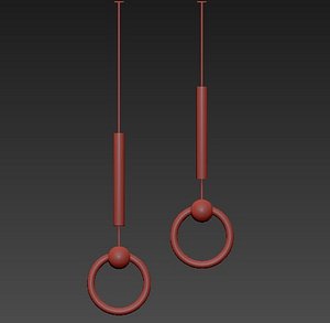 lee broom ring suspension 3D model