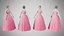 Abito 32 Tickle Me Pink con disegno