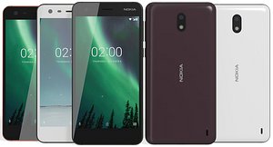 realistic nokia 2 colors 3D model