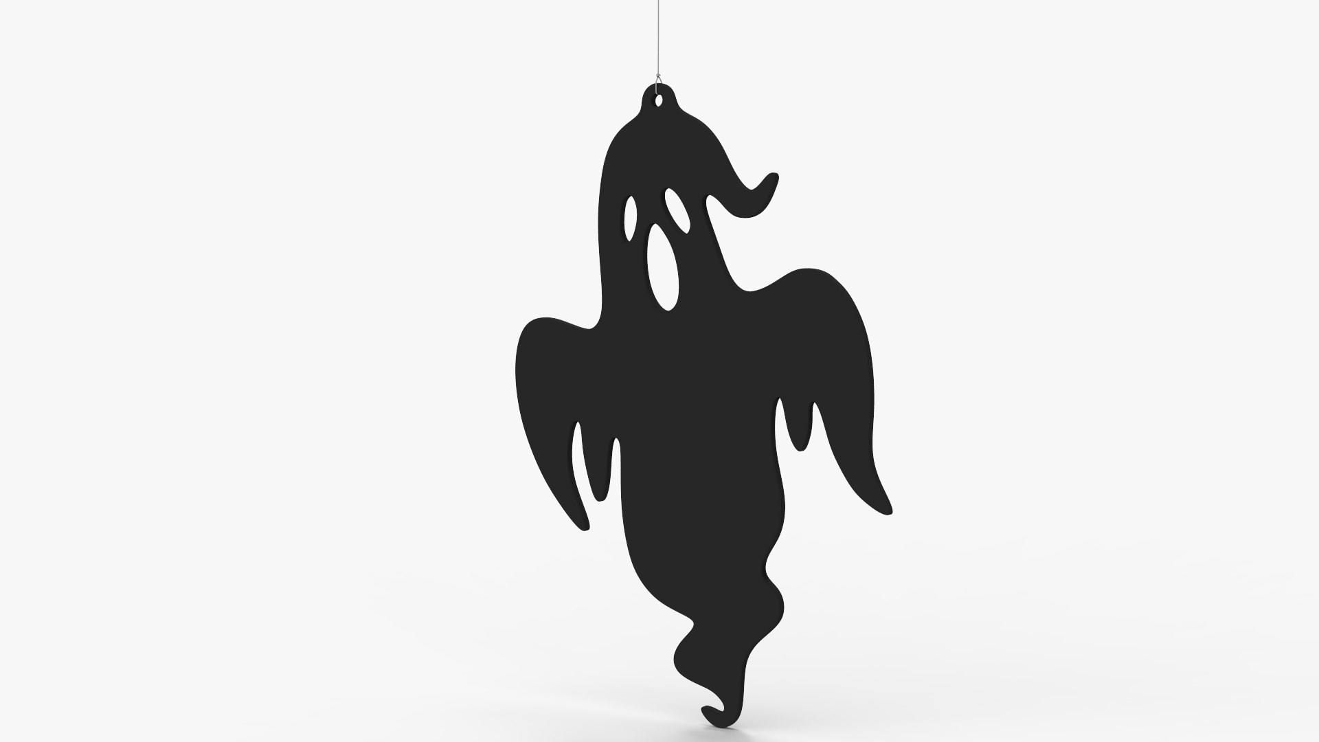 3D Ghost Shape Decoration - TurboSquid 2296973