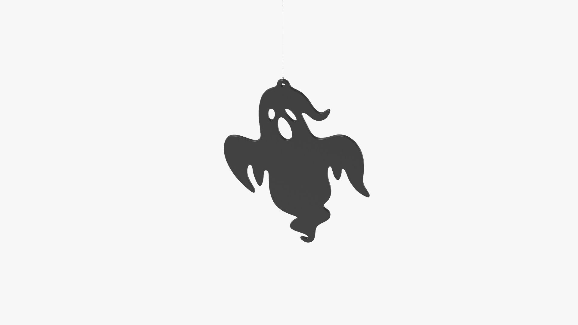 3D Ghost Shape Decoration - TurboSquid 2296973