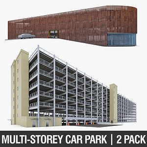 3D Multistory Car Park Collection