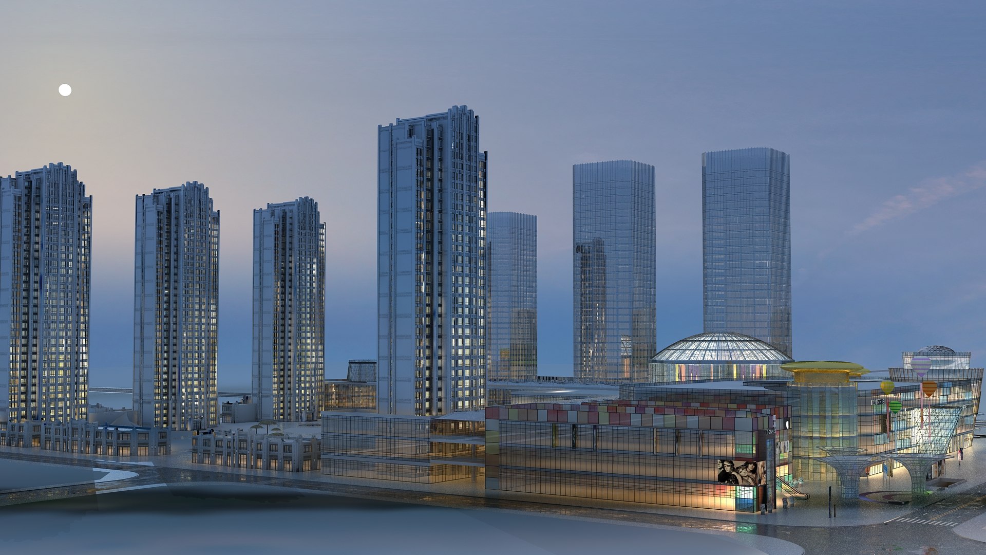 Night View 3D Model - TurboSquid 2075088