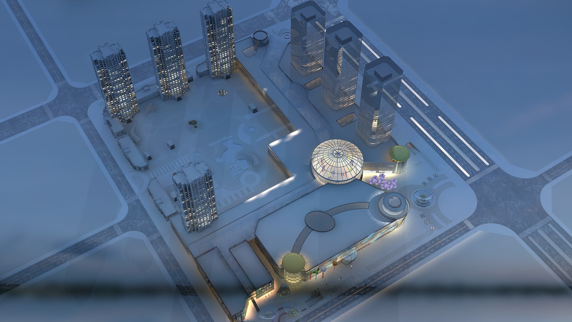 Night View 3D Model - TurboSquid 2075088