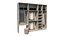 Armoire moderne avec coin vanité