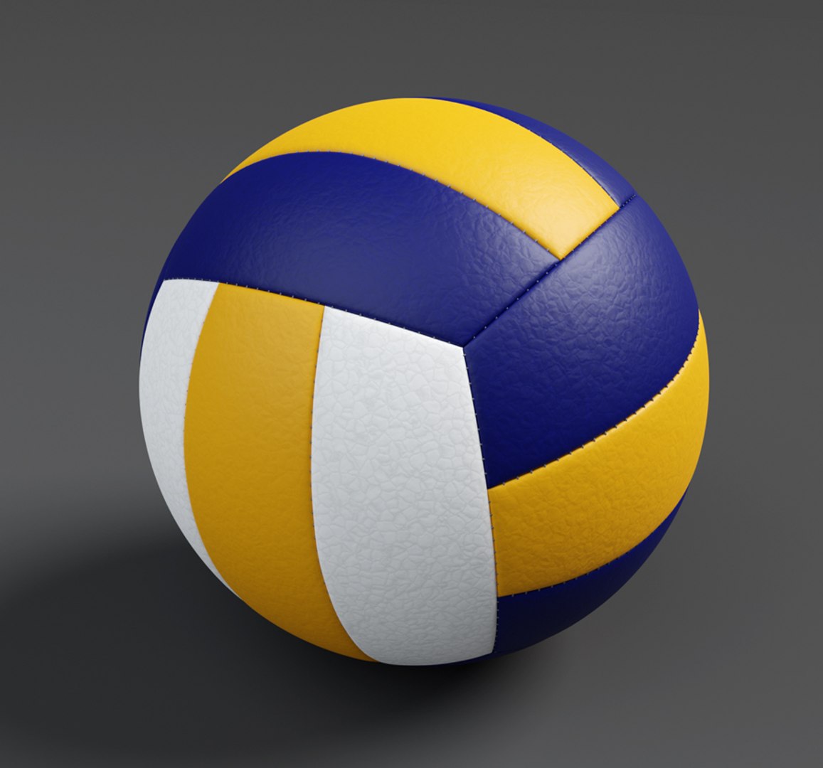 3D Volley Volleyball Ball Model - TurboSquid 1472484