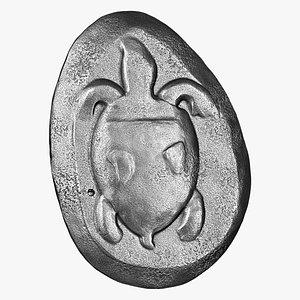 3D Aegina ancient coin Zbrush 3D