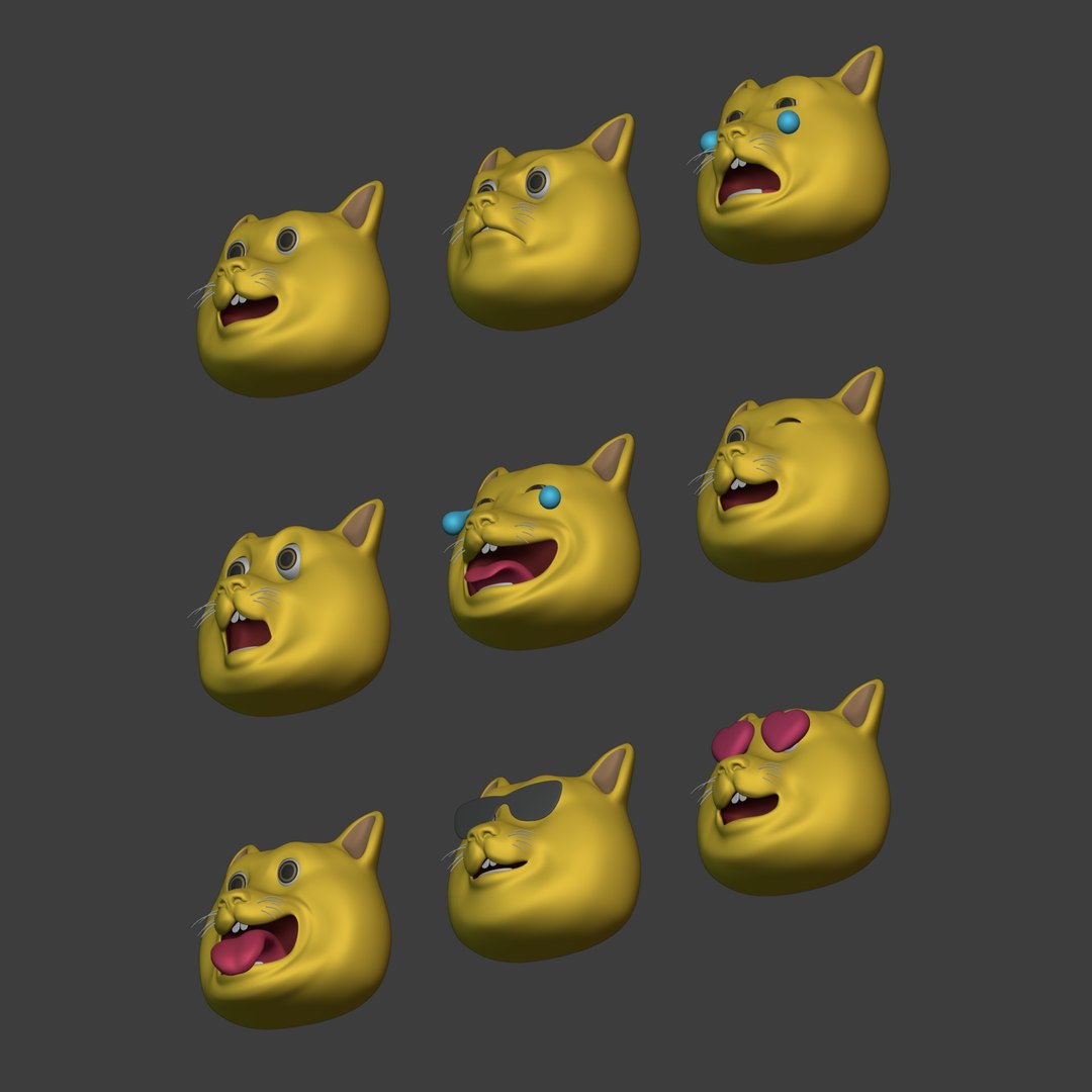 cat emoji icon 3D model https://p.turbosquid.com/ts-thumb/Q4/zoyB9c/KO/i12/jpg/1750544578/1920x1080/fit_q87/fda2b1763db853059f4d69487cf6906917b3bd08/i12.jpg