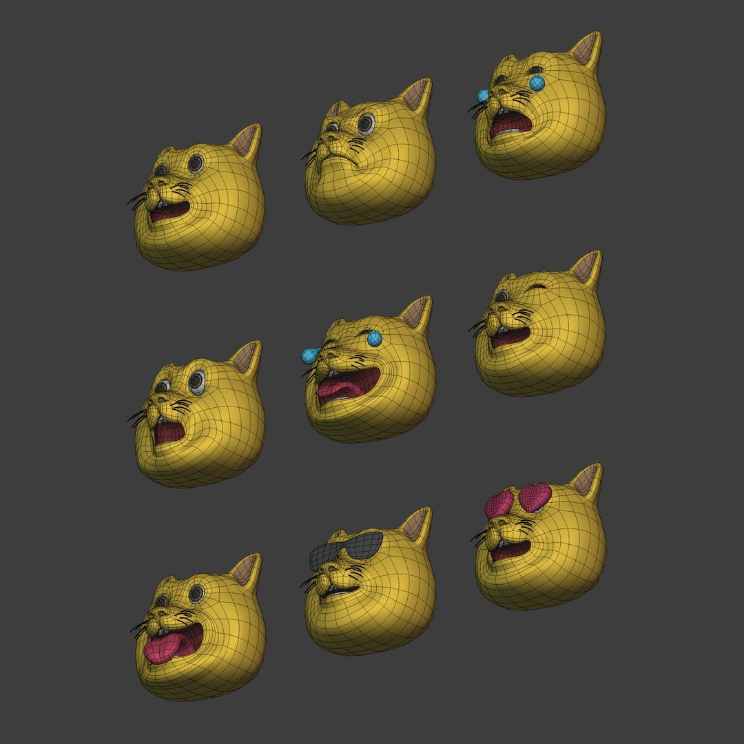 cat emoji icon 3D model https://p.turbosquid.com/ts-thumb/Q4/zoyB9c/TQ/i13/jpg/1750544578/1920x1080/fit_q87/db5c2be232e3f8821b3f1f62492d72a0fc221569/i13.jpg
