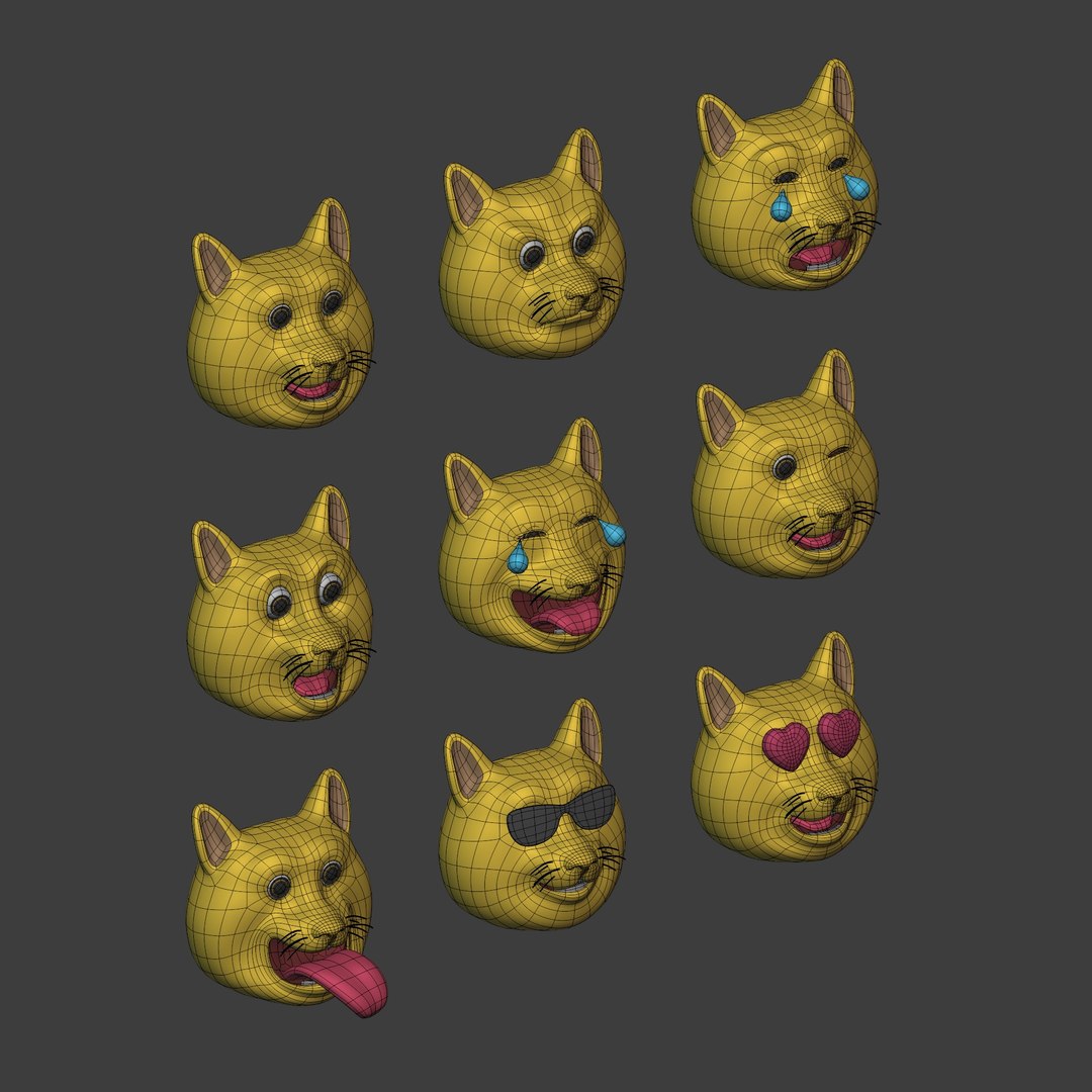 cat emoji icon 3D model https://p.turbosquid.com/ts-thumb/Q4/zoyB9c/gV/i9/jpg/1750544572/1920x1080/fit_q87/6a49946e977c970564df3425c3e31f9ed07aa3a6/i9.jpg