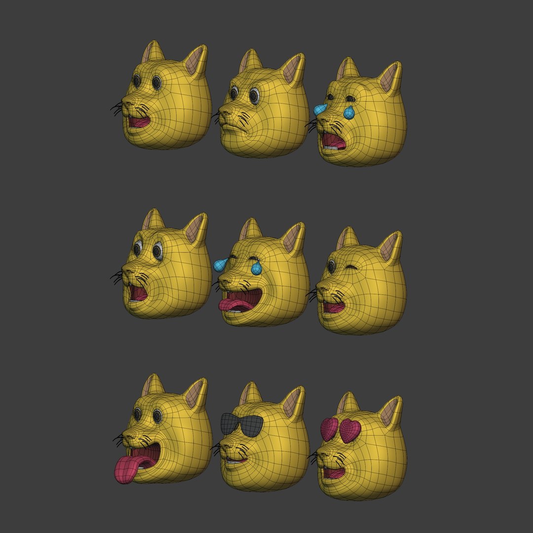 cat emoji icon 3D model https://p.turbosquid.com/ts-thumb/Q4/zoyB9c/gf/i5/jpg/1750544567/1920x1080/fit_q87/f21edf6c51809b7d44b7b49377c04a065d5e8527/i5.jpg